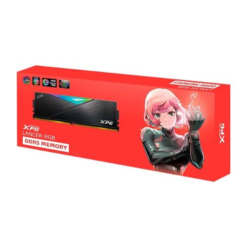 RAM DDR5 XPG LANCER 16GB 7200 MHZ RGB BLACK